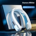 Usb Rechargeable Long Endurance Mute Leaf-free Halter Little Fan Portable Outdoor - Image 6