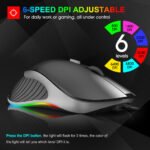 LED Gaming Mouse 6400 DPI USB Ergonomic Mause - Image 3