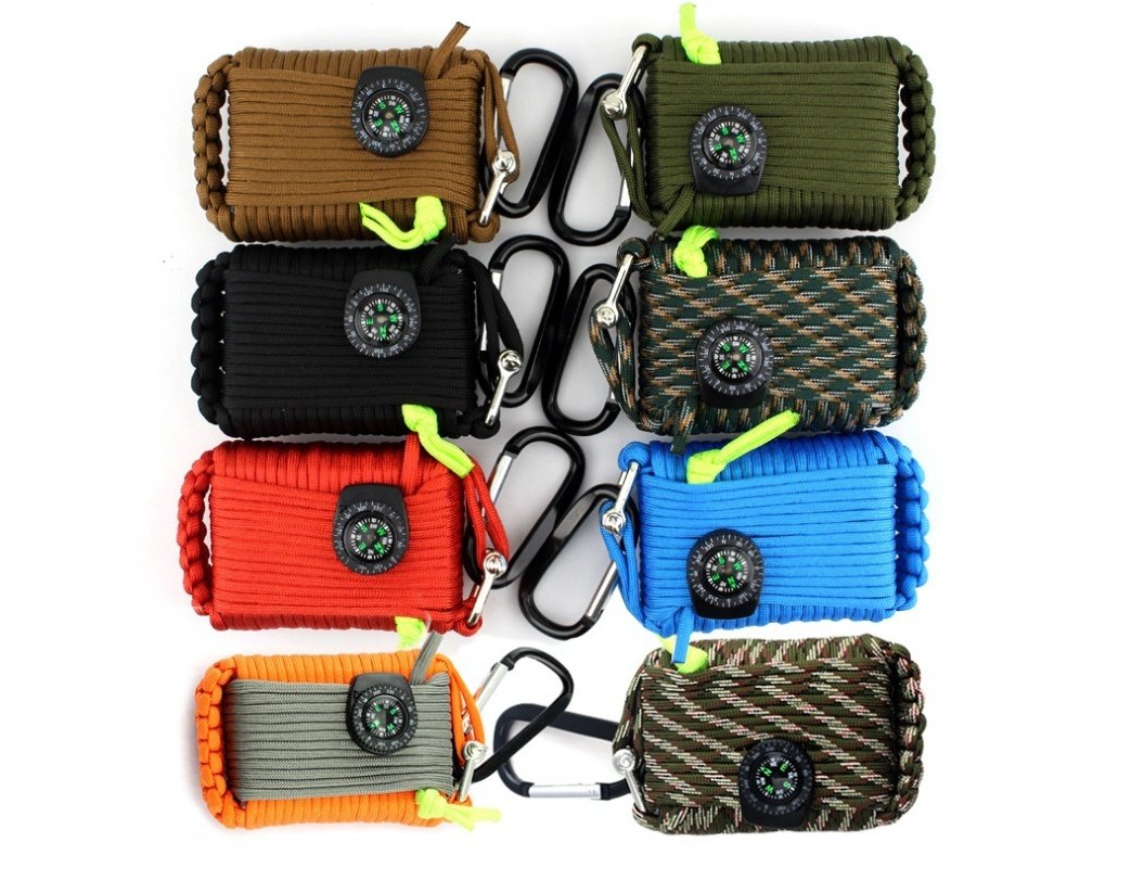 1090484869020.jpg Camping bag climbing umbrella rope equipment kit hand-woven process escape emergency self-help kit outdoor supplies - Image 1
