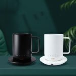 Double Layer Thermostat Cup Wireless Heating Tea Coffee Cup - Image 3