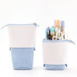 Multifunctional Creative Corduroy Retractable Pencil Case