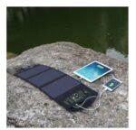 Compatible with Apple, ALLPOWERS 5V21W Portable Phone Charger Solar Charge Dual USB Output Mobile Phone Charger for iPhone Samsung Smartphone - Image 6
