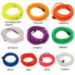 Car Interior Lighting El Cold Light Band Edge Wide Edge Car Atmosphere Lamp 1M2M3M 5M Luminous Line Set