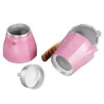 European Style Aluminum Coffee Pot Turkish Octagonal Pot Coffee Cup - Image 4