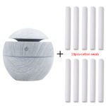 Aroma Diffuser Mini Humidifier Usb Home Silent Bedroom Hotel Commercial Small Wood Grain Essential Oil Humidifier - Image 5