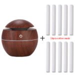 Aroma Diffuser Mini Humidifier Usb Home Silent Bedroom Hotel Commercial Small Wood Grain Essential Oil Humidifier - Image 4