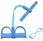 Natural Latex Foot Pedal Elastic Pull Rope with Handle Fitness Equipment Bodybuilding Expander - Image 7