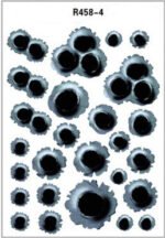 Simulation Bullet Hole Car Sticker, Car Bullet Hole Crack Car Sticker - Image 5