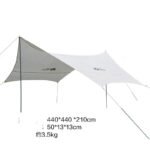 MU Gaodi Canopy Tent Portable Outdoor Portable Junting Ultra-light Awning Camping Camping Rainproof Sun Protection Equipment - Image 2