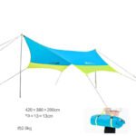 MU Gaodi Canopy Tent Portable Outdoor Portable Junting Ultra-light Awning Camping Camping Rainproof Sun Protection Equipment - Image 4
