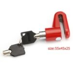 ⁦قفل مضاد للسرقة لعجلات سكوتر شاومي M365 الكهربائي، مزود بفرامل قرصية وسلك فولاذي.⁩ - الصورة ⁦2⁩