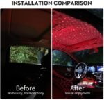 ⁦أضواء حفلات بروجكتور النجوم، أضواء LED USB، إضاءة داخلية للسيارة، أضواء ليلية مستوحاة من سماء النجوم والمجرة⁩ - الصورة ⁦3⁩
