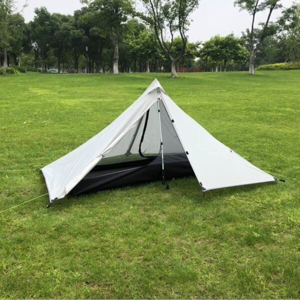 Portable camping pyramid tent single outdoor equipment camping supplies