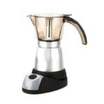Octagonal Electric Heating Moka Pot Coffee Making Aluminum Appliance - Image 4