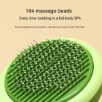 ⁦فرشاة لإزالة شعر القطط، أداة تنظيف على شكل أفوكادو، أداة للعناية بالكلاب، فرشاة مشط للحيوانات الأليفة، إبرة من الفولاذ المقاوم للصدأ، للعناية بالحيوانات الأليفة⁩ - الصورة ⁦4⁩