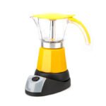 Octagonal Electric Heating Moka Pot Coffee Making Aluminum Appliance - Image 3