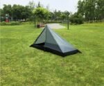 Portable camping pyramid tent single outdoor equipment camping supplies - Image 4