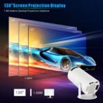HY300 Pro Projector Home Theater Entertainment Portable Small Projector - Image 3