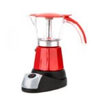 Octagonal Electric Heating Moka Pot Coffee Making Aluminum Appliance - Image 8