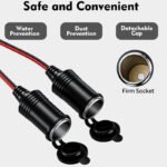 Car 12 V24V Cigarette Lighter Extension Cable - Image 5