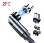 Essager Rotate Magnetic Cable 360 Degree USB Type C Charging Cable Fast Charging Magnet Charger 540 Rotate Micro Magnetic Cable - Image 8