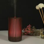Hollowed Out Wood Pattern Aromatherapy Humidifier - Image 2