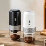 ⁦مطحنة قهوة كهربائية سيراميكية محمولة للاستخدام الخارجي، قابلة للشحن عبر منفذ USB⁩ - الصورة ⁦2⁩