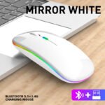 Ultra-thin Wireless Colorful Luminous Charging Mouse - Image 5