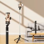 R16 Smartphone Stabilization Selfie Stick With Remote Control Extendable Design  And Built in Tripod Legs - Image 10