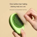 ⁦فرشاة لإزالة شعر القطط، أداة تنظيف على شكل أفوكادو، أداة للعناية بالكلاب، فرشاة مشط للحيوانات الأليفة، إبرة من الفولاذ المقاوم للصدأ، للعناية بالحيوانات الأليفة⁩ - الصورة ⁦3⁩
