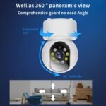Wireless Night Vision Full Color Home Indoor Monitoring 360 Degree Wifi Graffiti Camera - Image 6