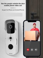 Video Doorbell Intercom Mobile Phone Monitoring Wifi Doorbell - Image 3