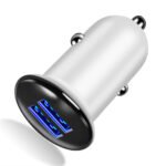 ⁦شاحن سيارة LED ثنائي المنافذ USB بقوة 3 أمبير مطلي بالكهرباء، شاحن هاتف محمول، شاحن هاتف ذكي، بيع بالجملة عبر الحدود⁩ - الصورة ⁦7⁩