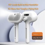 Pet Comb Self Cleaning Pets Hair Remover Brush For Dogs Grooming Tools Dematting Comb Built-in Mist Humidifier Pet Products - Image 2