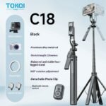 C17 Smartphone Selfie Stick Smart  Stabilized Extendable Gimbal With Full Auto Mode - Image 6
