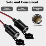 Car 12 V24V Cigarette Lighter Extension Cable - Image 2