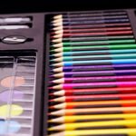 ⁦مجموعة أدوات الرسم، لوازم مدرسية، مجموعة فرش، مجموعة ألوان باستيل زيتية، مجموعة أقلام ألوان مائية⁩ - الصورة ⁦8⁩