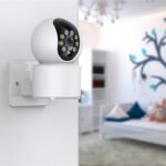 Wireless Night Vision Full Color Home Indoor Monitoring 360 Degree Wifi Graffiti Camera