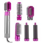 5-in-1 Hot Air Comb Curling Iron Styling Comb Hair Dryer - Image 4