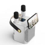 Bluetooth Speaker Outdoor Karaoke Large Volume Home Dual Microphone With Microphone Karaoke All-in-one Machine